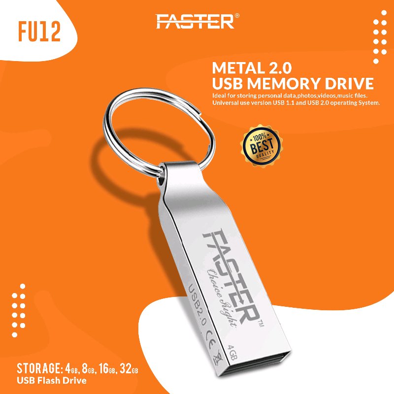 FASTER™ USB Flash Drive,  2 GB